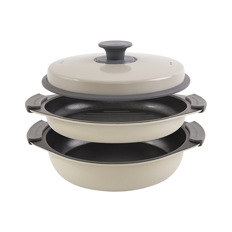 Couvercle avec évent de vapeur Micro-ondes Grill Multi-Pot