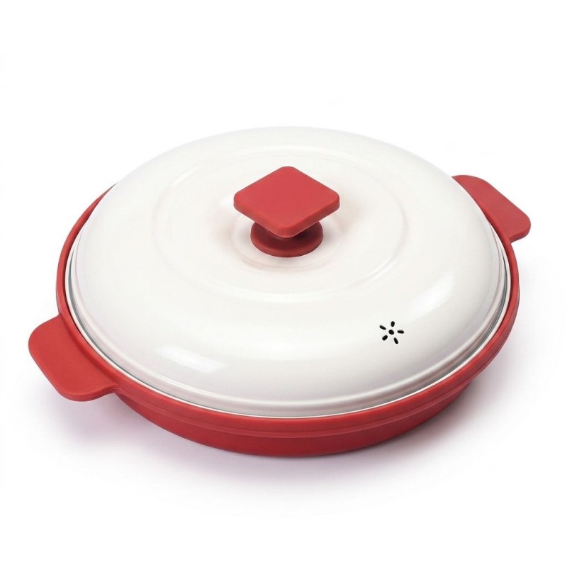 Pot de gril multi-cuisson pour micro-ondes à faible teneur en huile et en bonne santé