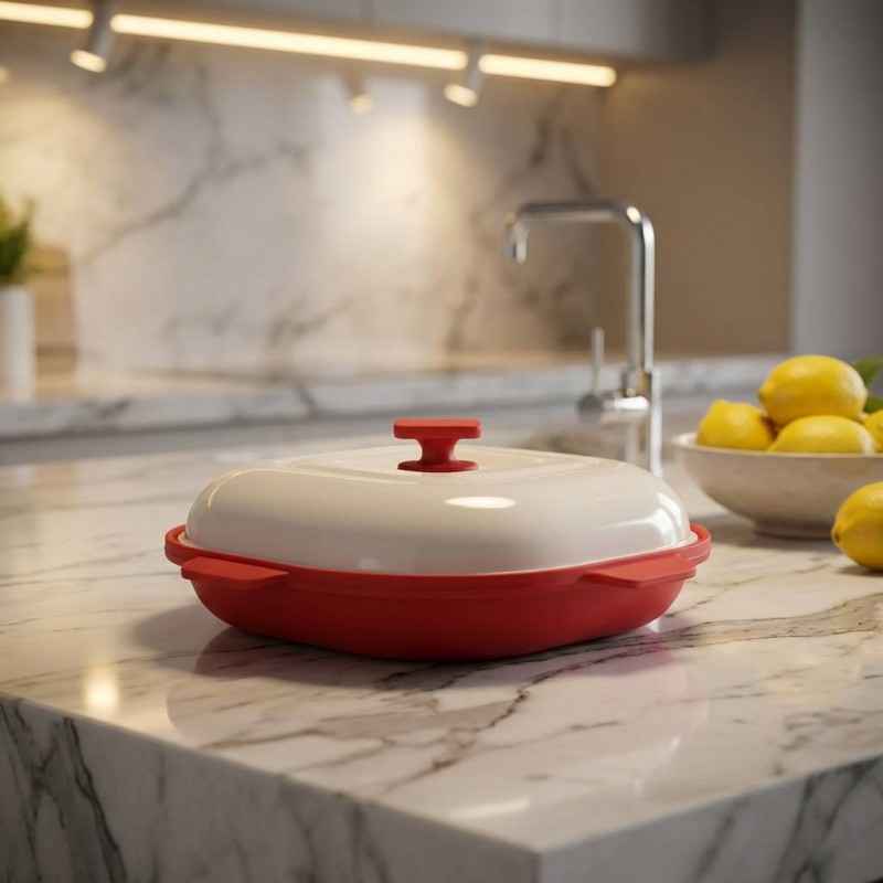 Grill multifonctionnel pour four à micro-ondes pour steaks et légumes