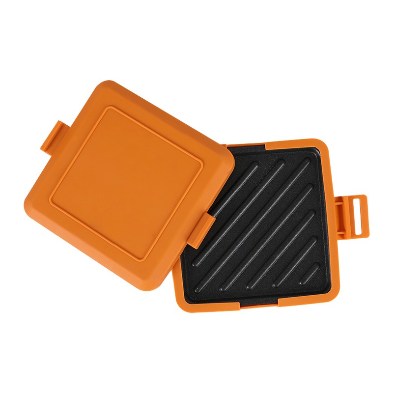 Plateau de gril pour grille-pain à micro-ondes avec revêtement antiadhésif